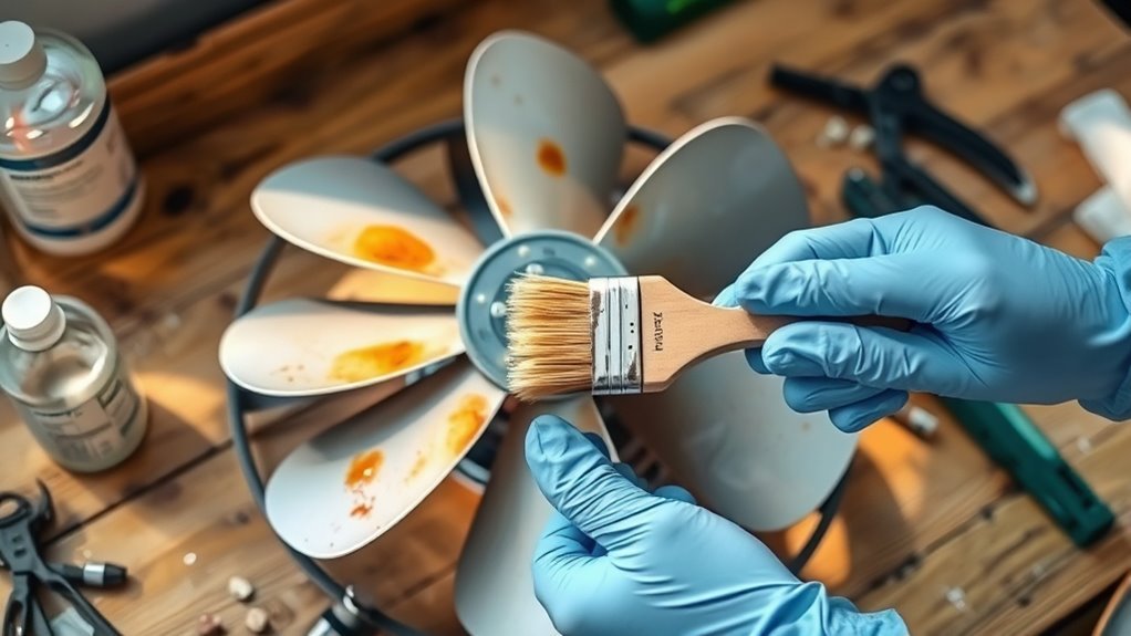 unplug disassemble clean safely