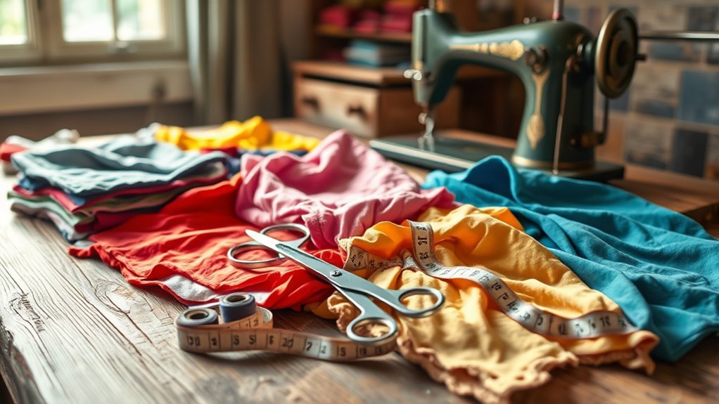 upcycling clothes into rags