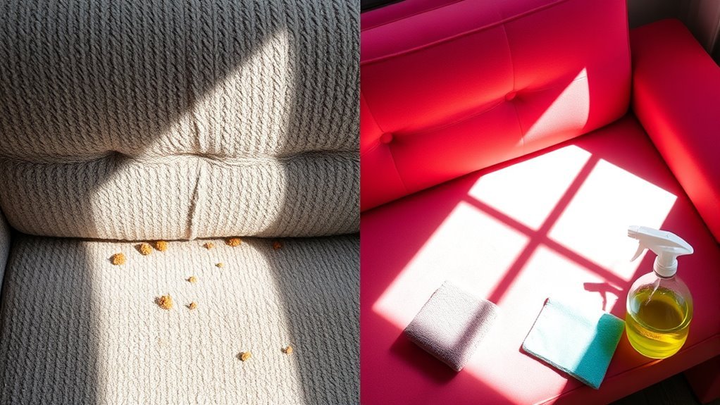 upholstery dust removal techniques
