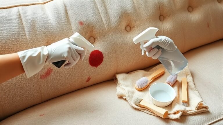 upholstery stain cleaning tips