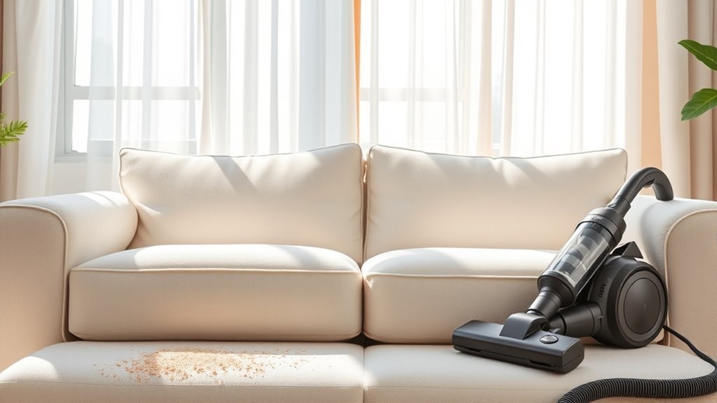 upholstery vacuuming best practices