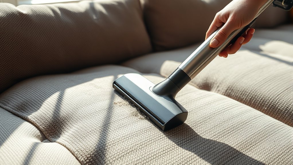 upholstery vacuuming techniques outlined