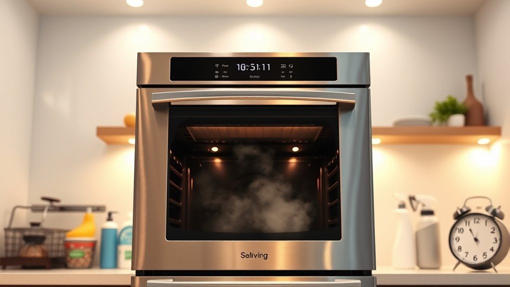 use self cleaning sparingly