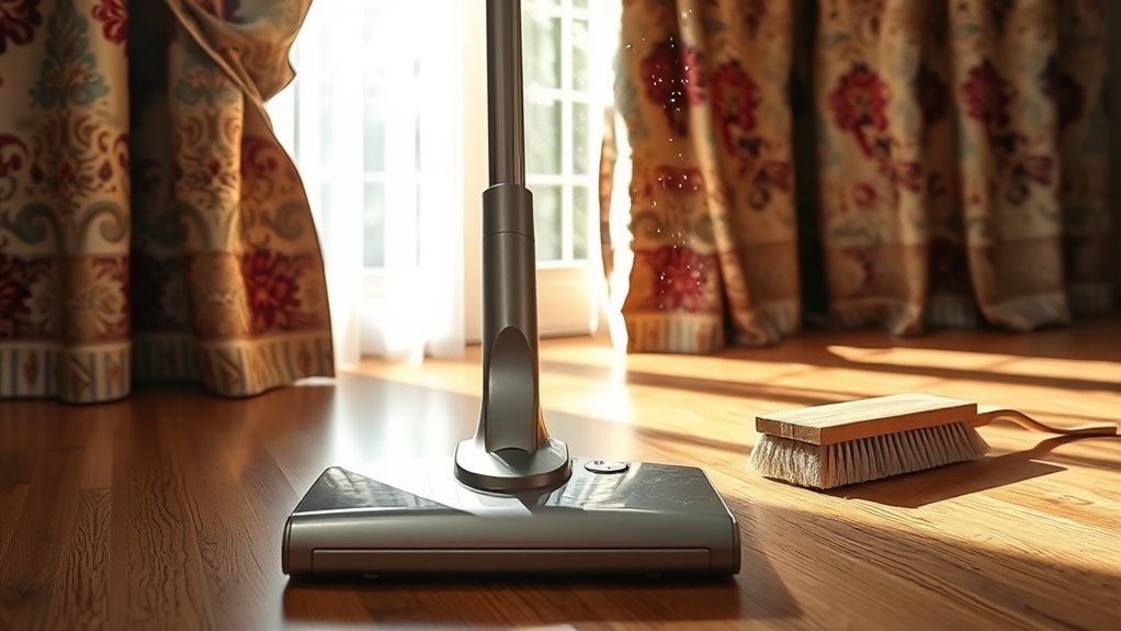 vacuum curtains with attachment