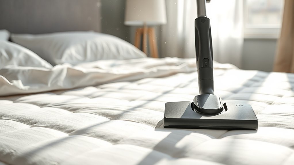 vacuum mattress edges thoroughly