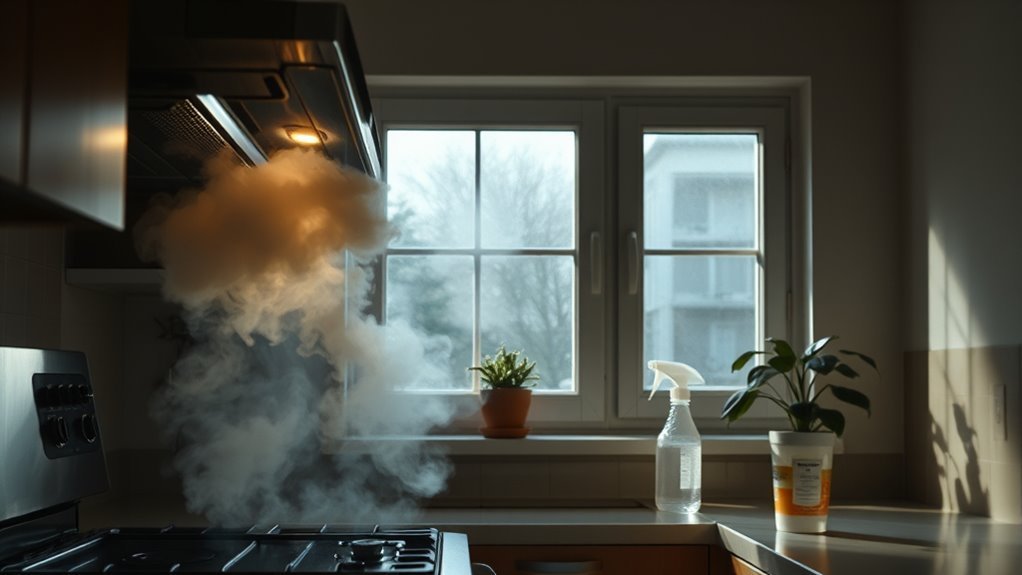 ventilate kitchen during cleaning