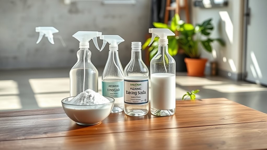 vinegar and baking soda cleaner