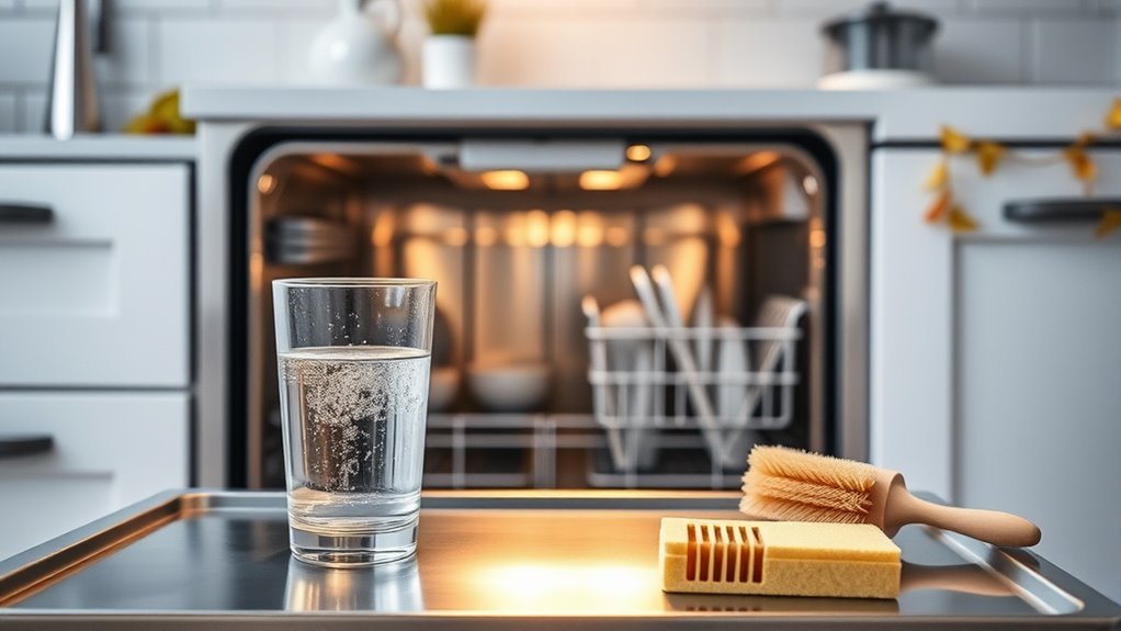 vinegar cycle for dishwasher