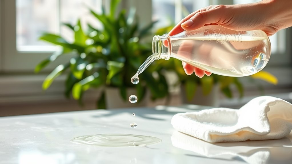 vinegar natural disinfectant solution