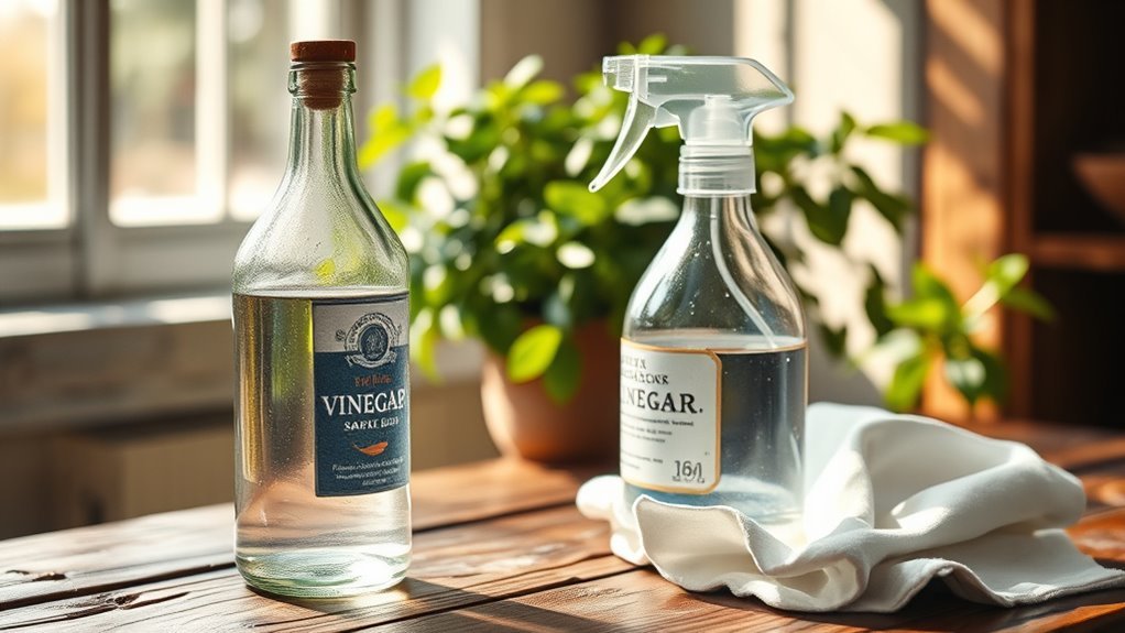vinegar water cleaning solution ratios