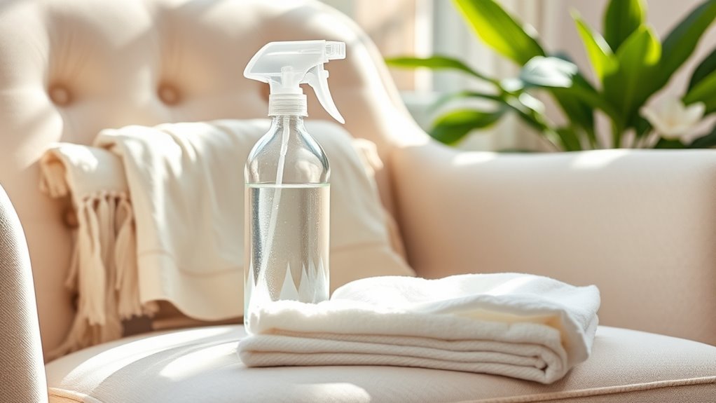 vinegar water cleaning solution