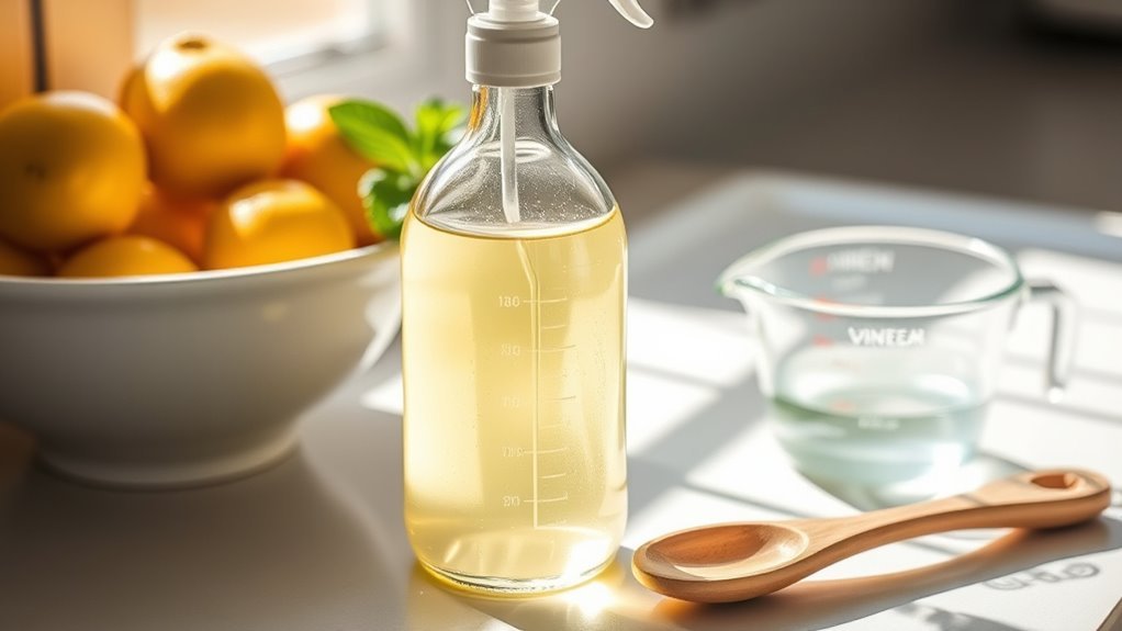 vinegar water cleaning spray recipe