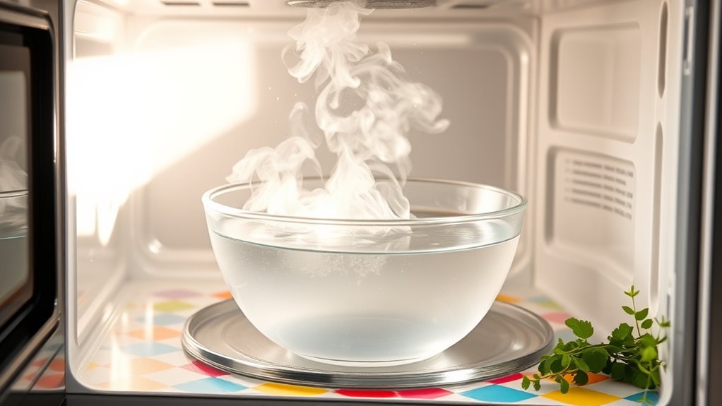 vinegar water stain removal method