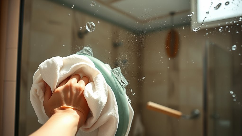 vinegar water stain removal method