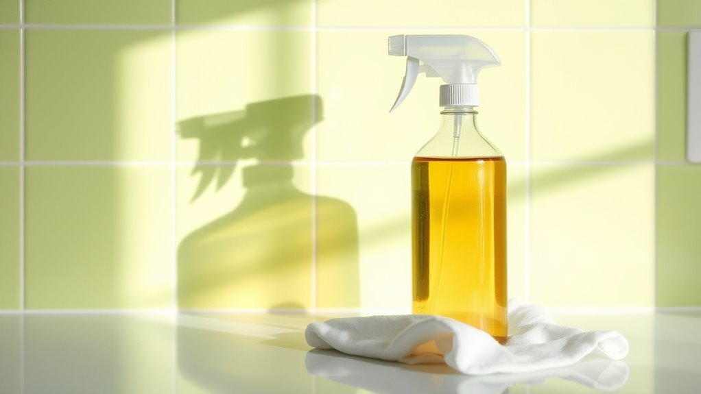 vinegar water wall cleaning solution