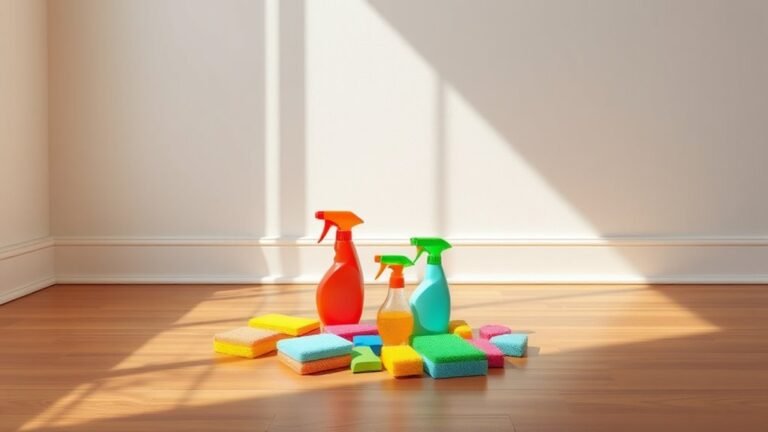 wall cleaning schedule weekly