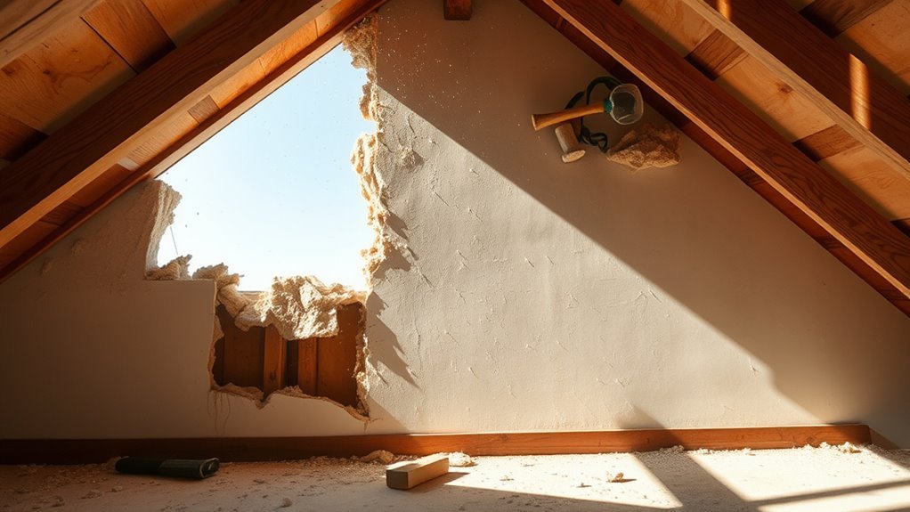 wall removal preparation process