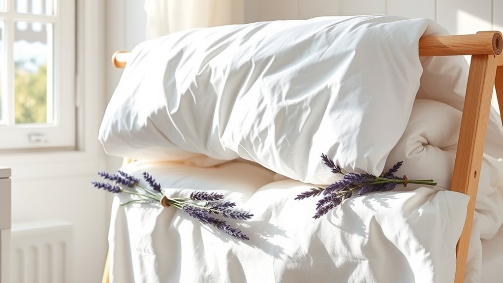 wash bedding regularly
