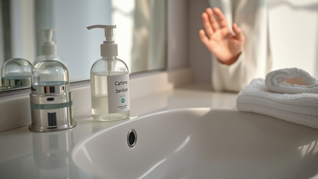 wash hands avoid face touching