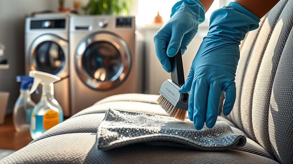 washer cleaning preparation steps