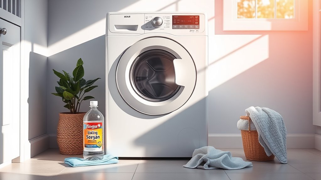 washer cleaning preparation steps