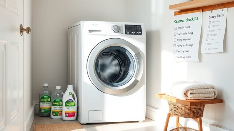 washer seasonal maintenance tips
