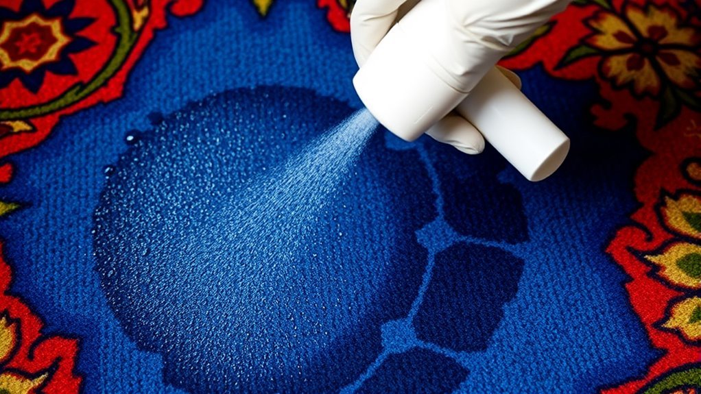 washer stains carpet removal