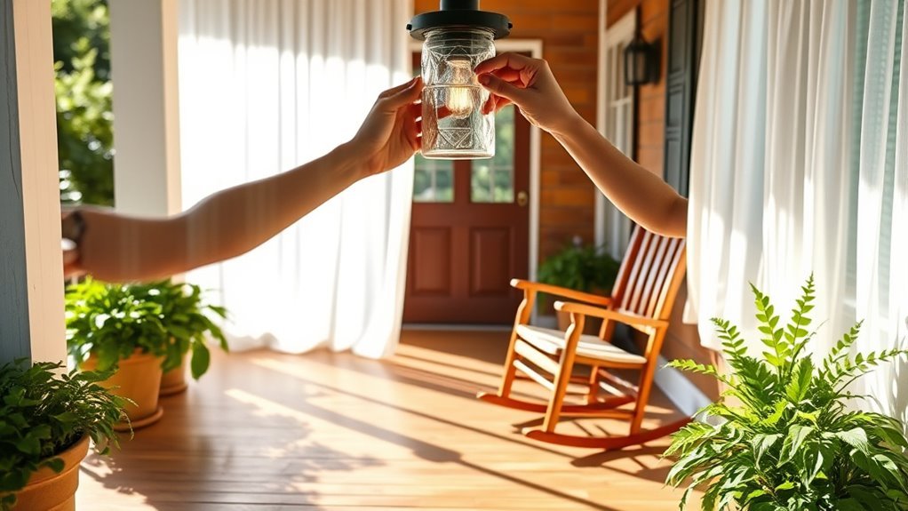 weekly porch lighting maintenance