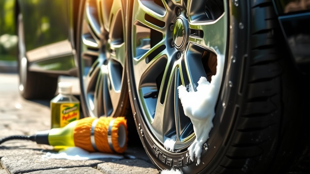 wheels and tires detailing