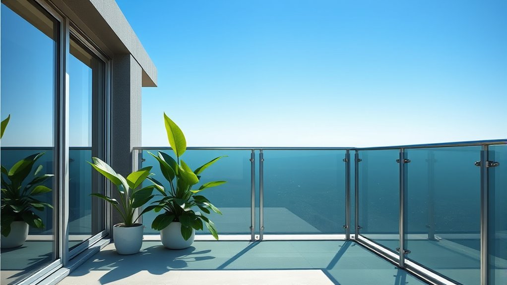 windbreaks for cleaner balconies