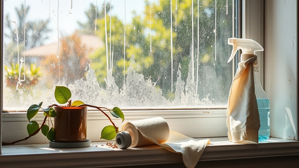 window sill cleaning errors