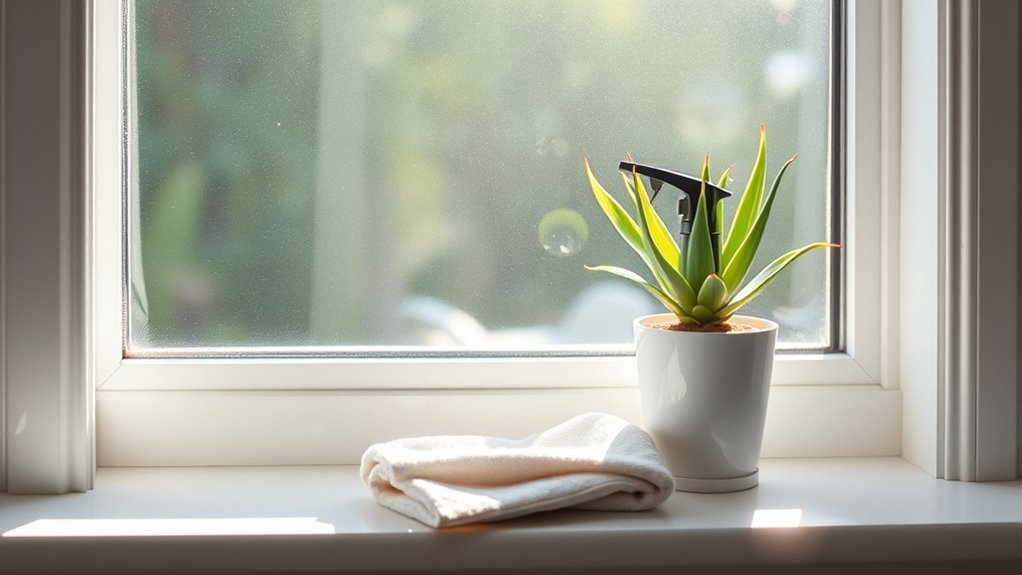 window sill cleaning guide