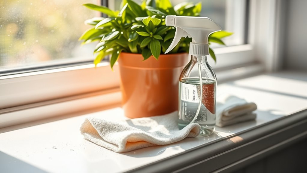 window sill cleaning tips