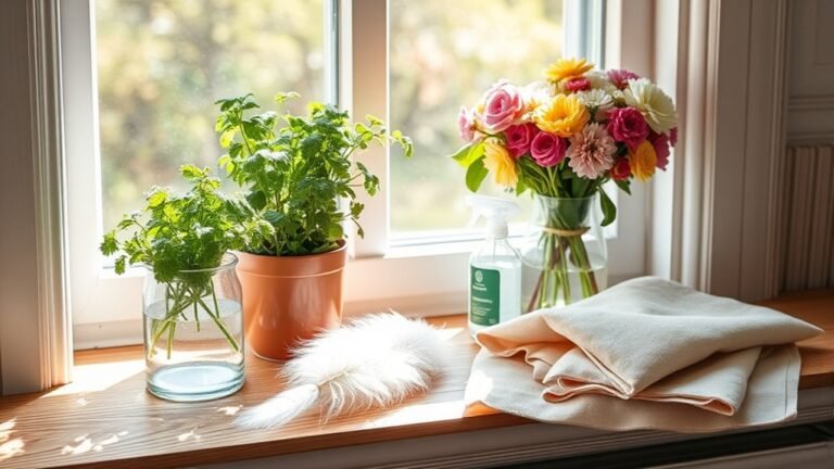windowsill spring cleaning tips