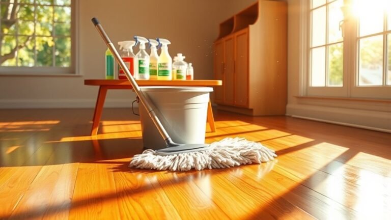 wood floor deep cleaning