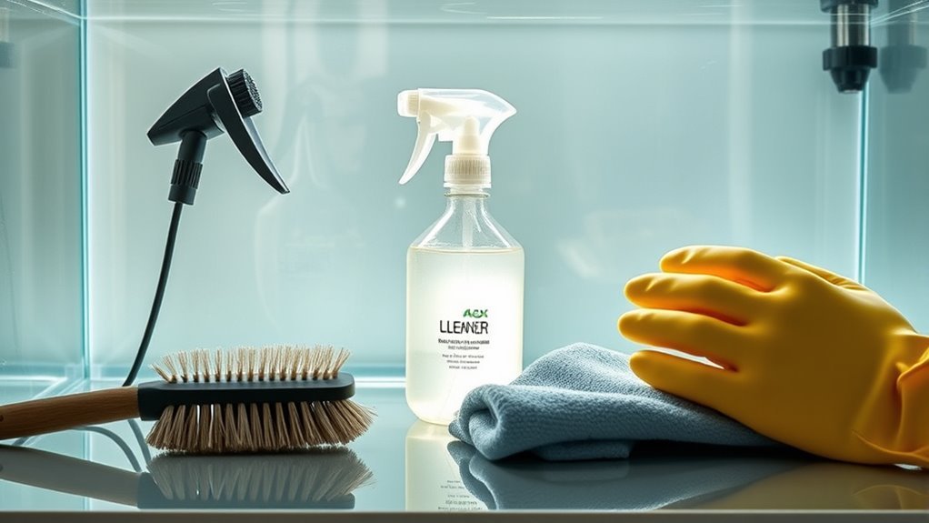 acrylic tank cleaning essentials