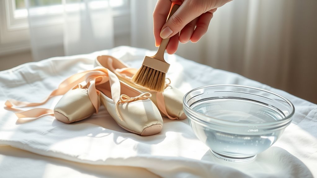ballet shoe cleaning guide