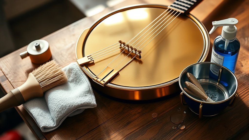 banjo cleaning tools checklist