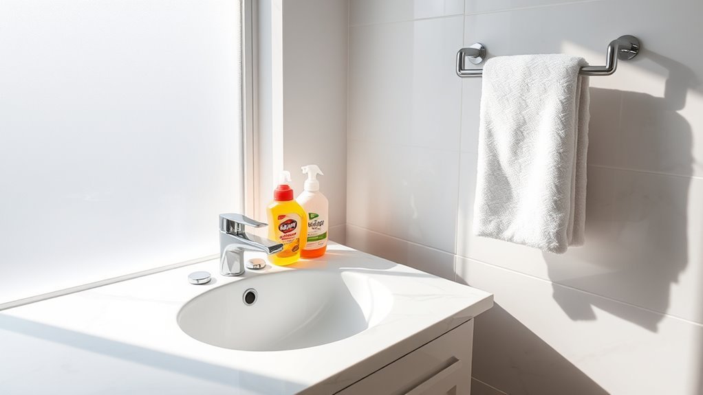 bathroom cleaning time estimate