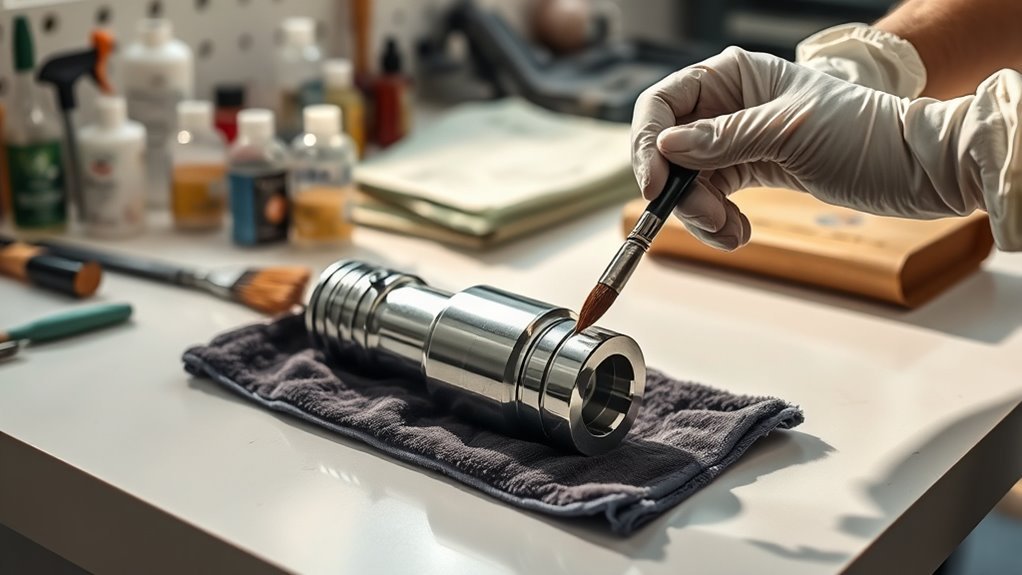 breech plug cleaning preparation