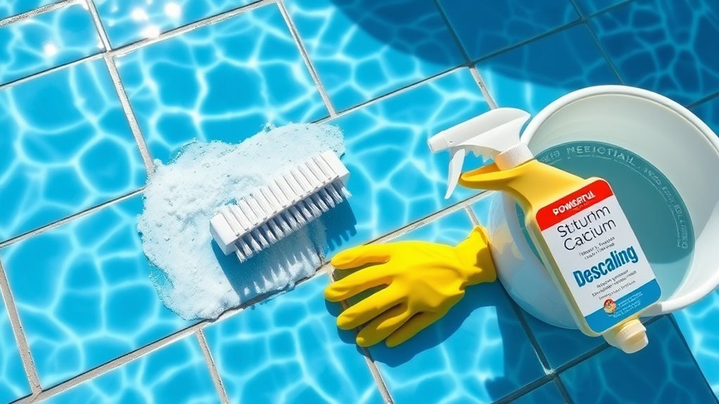 calcium buildup cleaning tools
