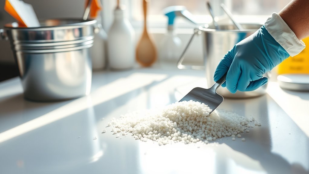 calcium chloride brine cleanup