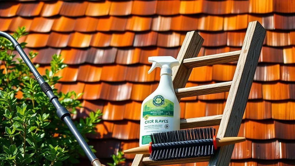 cedar shakes cleaning toolkit