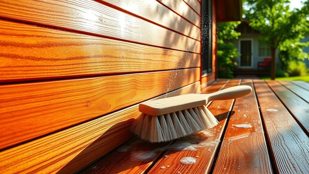 cedar wood siding cleaning tips