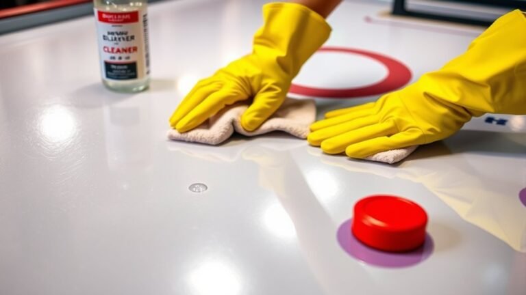 clean air hockey surface