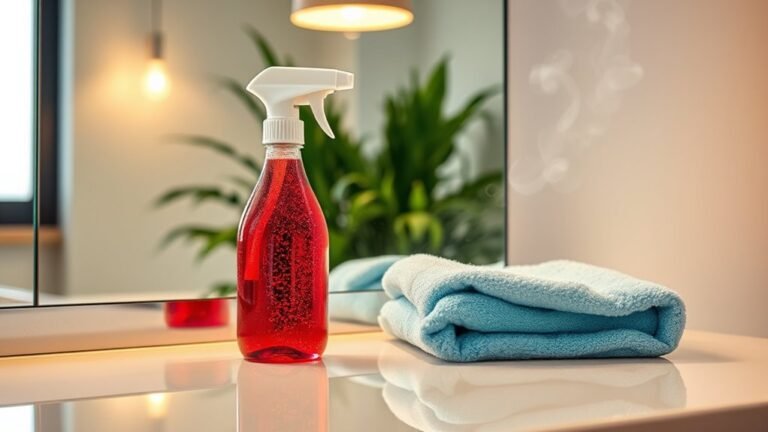 clean and deodorize mirror