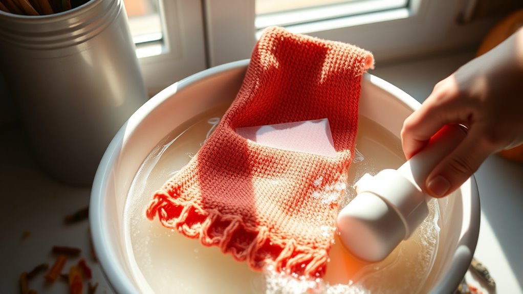 clean and maintain dishcloths