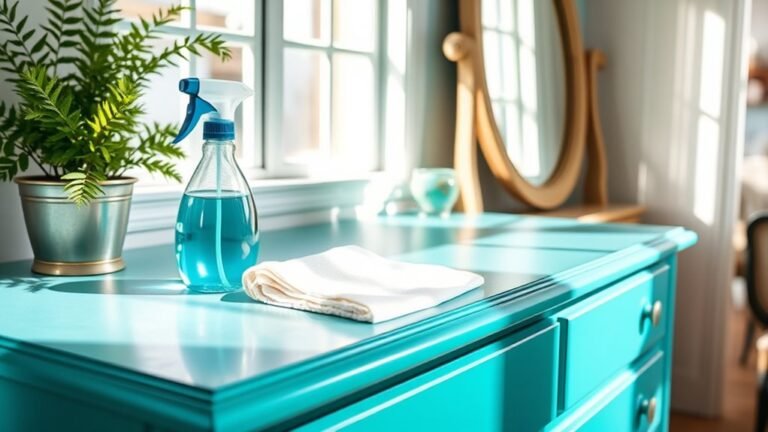 clean painted wood furniture
