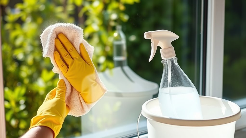clean polycarbonate windows safely