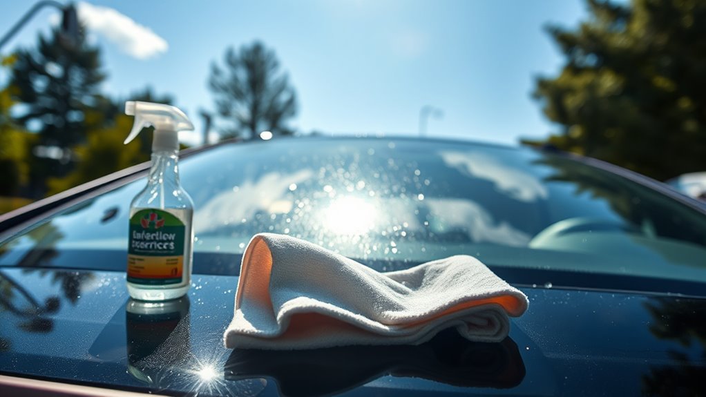 clean polycarbonate windshield properly